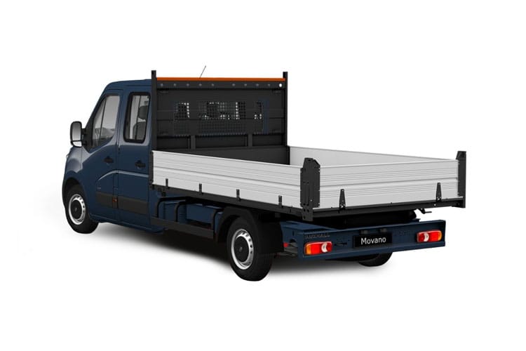 VAUXHALL MOVANO 3500 DRW L4 DIESEL RWD 2.3 Turbo D 130ps H1 Crew Cab Dropside